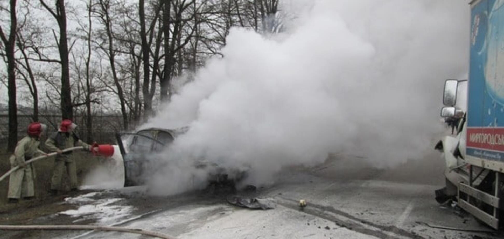 У Кіровоградській області ДТП закінчилfся пожежею: є жертва