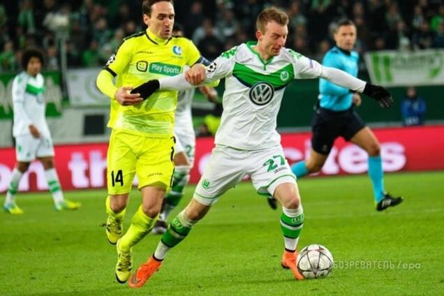 'Вольфсбург' – 'Гент' – 1-0: видео-обзор матча 1/8 финал Лиги чемпионов