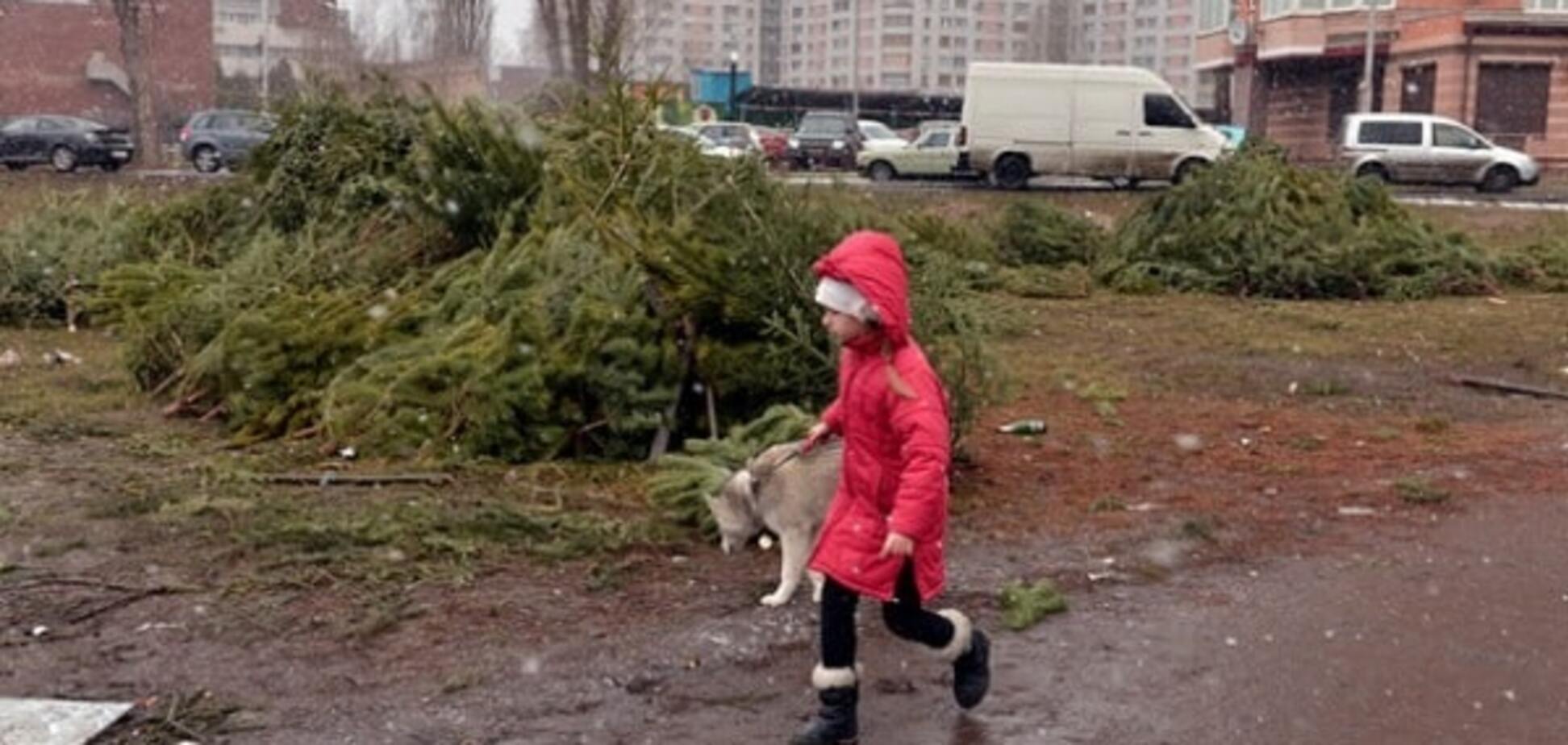 В Луцке Новый год закончили праздновать лишь 8 марта: фотофакт
