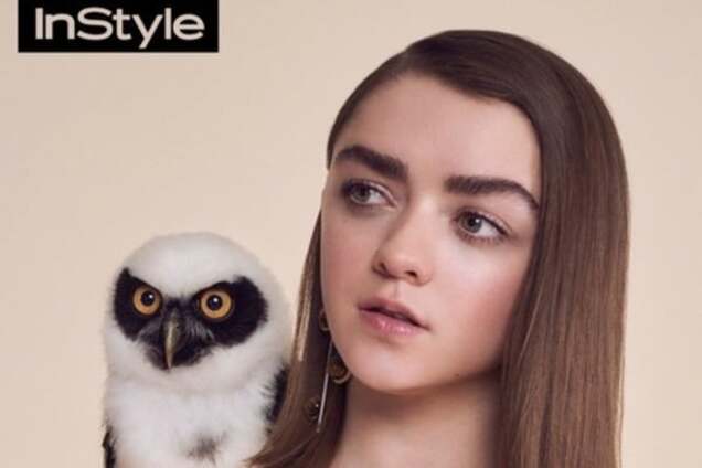 Юная звезда 'Игры престолов' снялась в фотосессии с совами