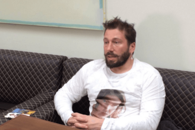 Чичваркин появился в Вильнюсе в свитере с портретом Савченко: фотофакт