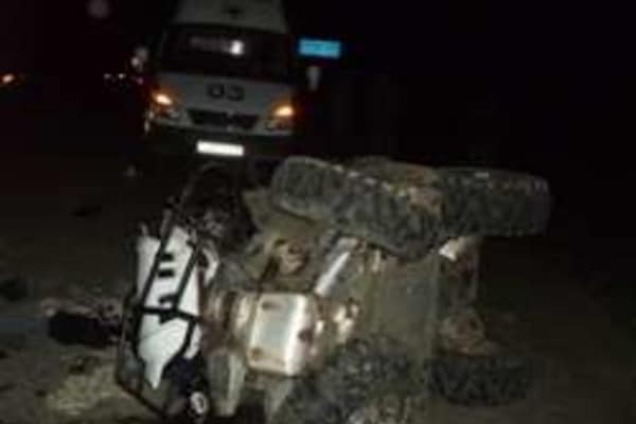 На Киевщине школьница на квадроцикле устроила ДТП