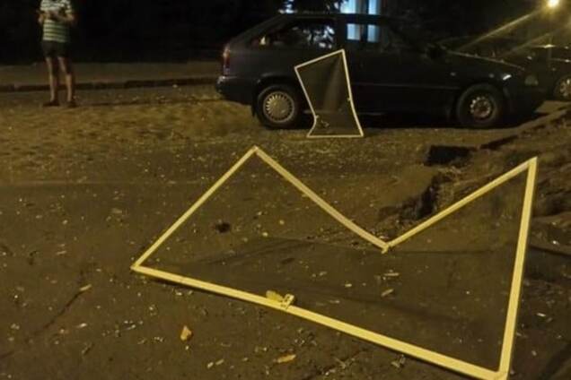 Последствия взрыва в Одессе