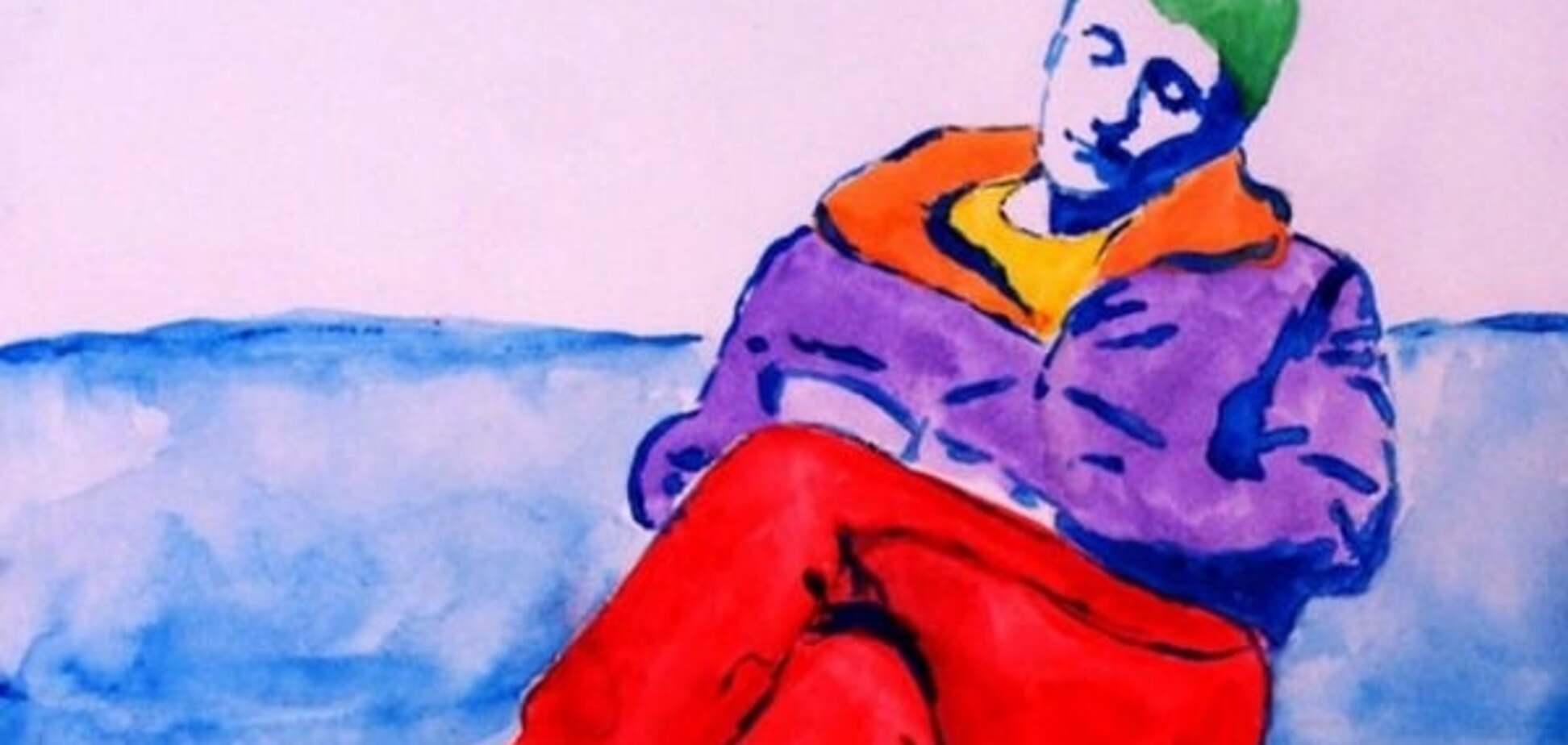 В улюблених червоних штанях: російська художниця грудьми намалювала Пєскова 