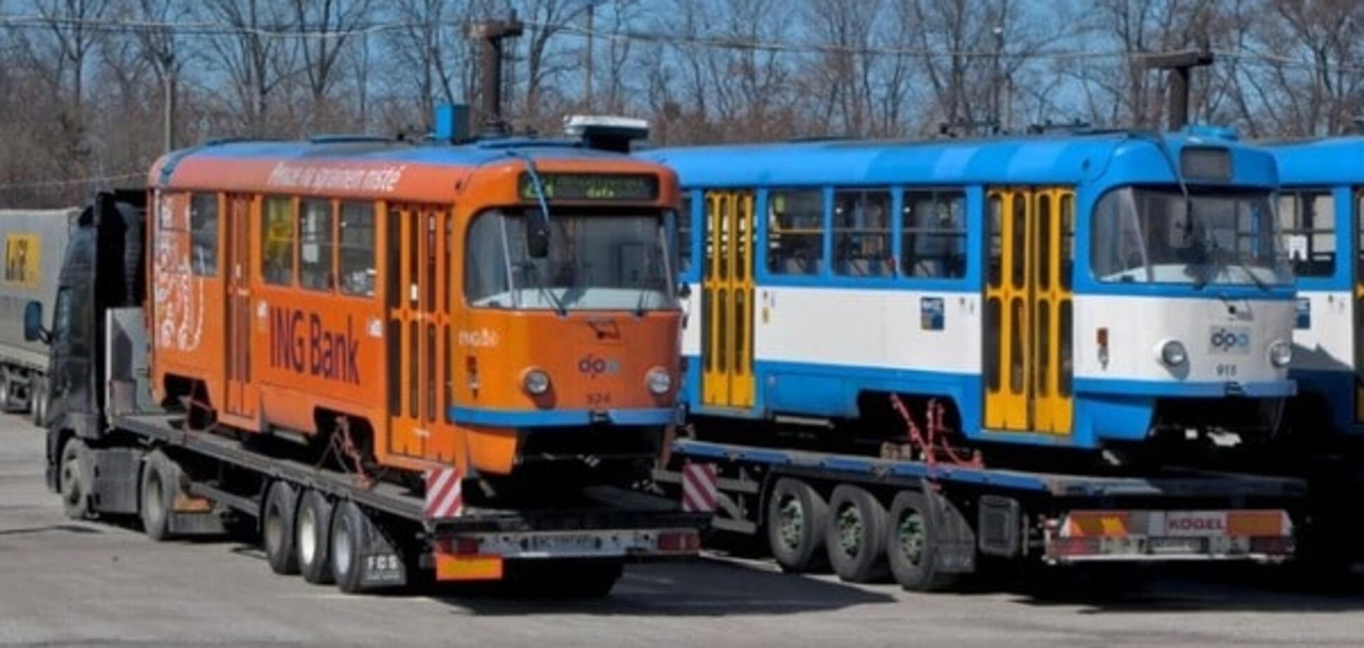 В Харьков прибыли трамваи