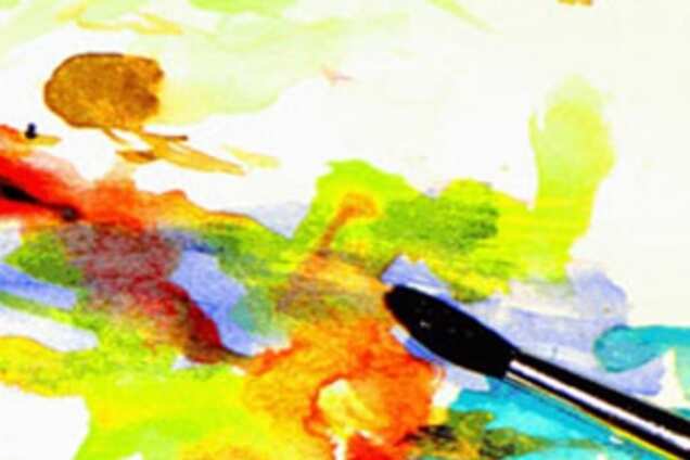 Кисть и картина