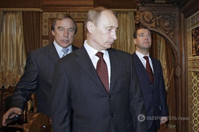 Сергей Ролдугин, Владимир Путин и Дмитрий Медведев