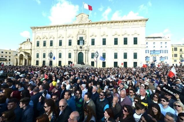 Протесты в Мальте