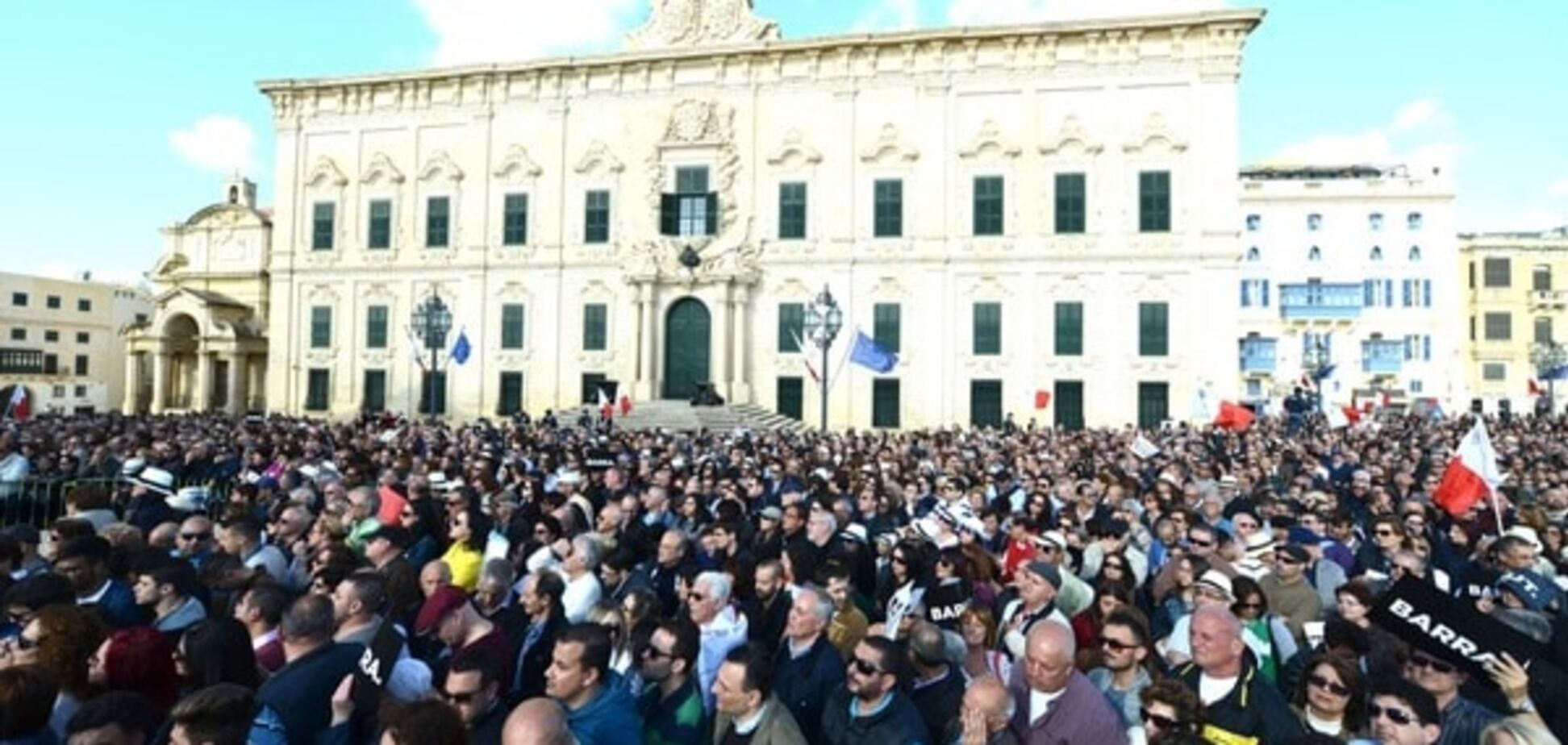 Протесты в Мальте