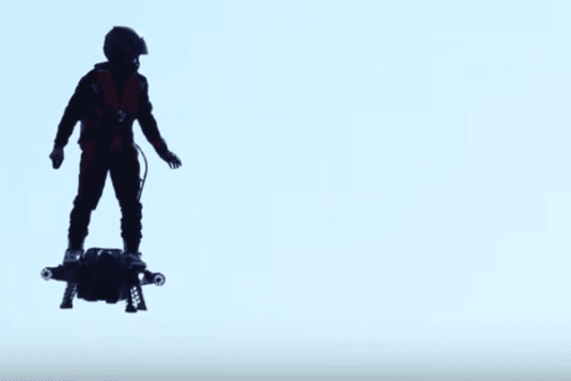 У Франції випробували літаючу дошку Flyboard Air: опубліковано відео