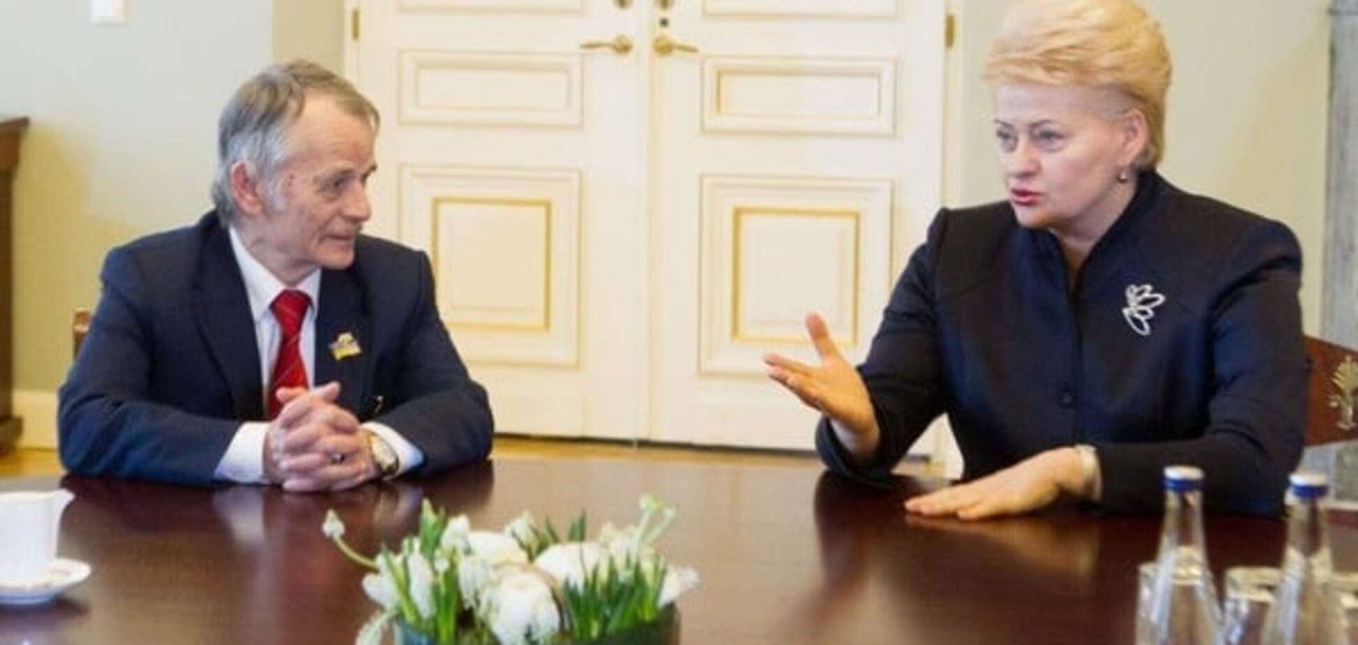 Грибаускайте: санкции с России будут сняты только после деоккупации Крыма