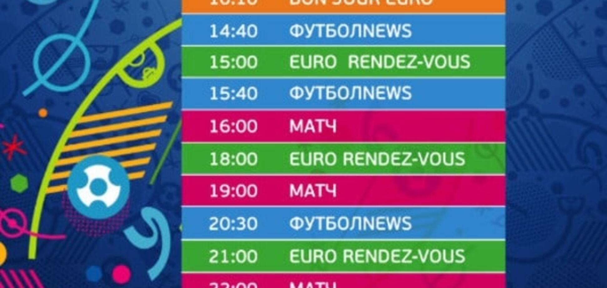 Стало відомо, як в Україні покажуть Євро-2016: розклад трансляцій