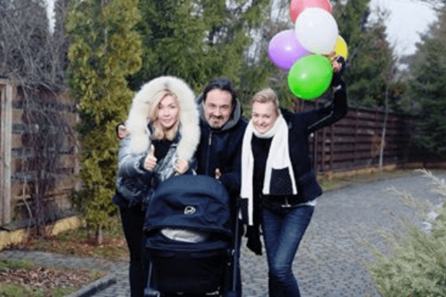 Ирина Билык и Гарик Кричевский с женой