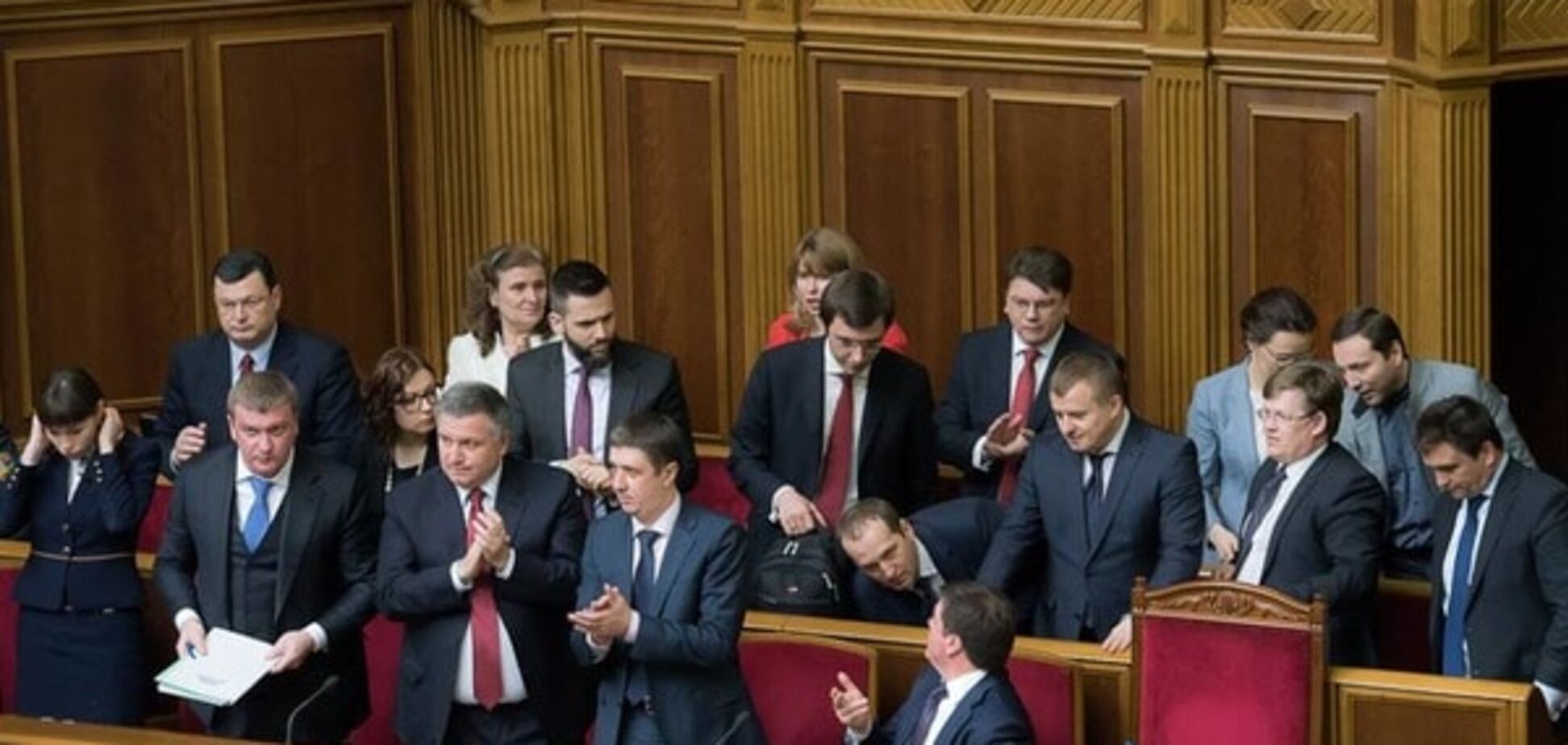 Министры в Верховной Раде