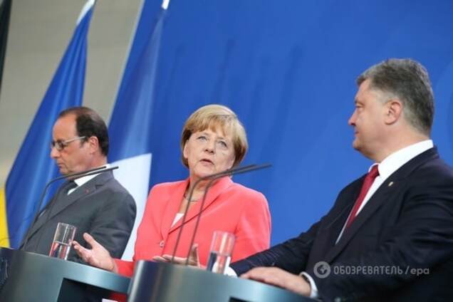 Ангела Меркель и Франсуа Олланд