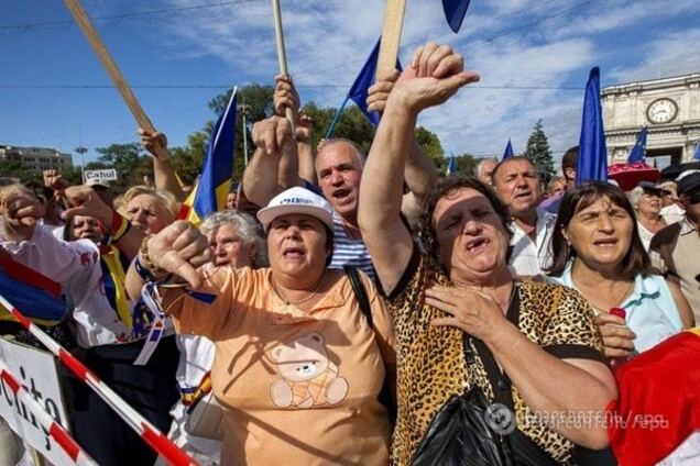 Протесты в Молдове