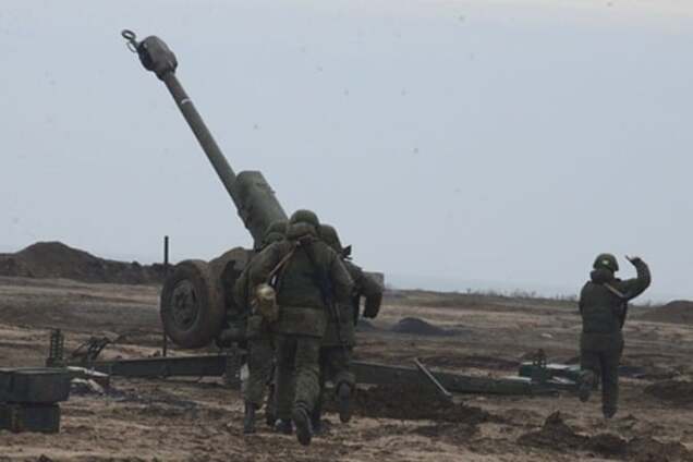 Тренировки российских военных в Крыму