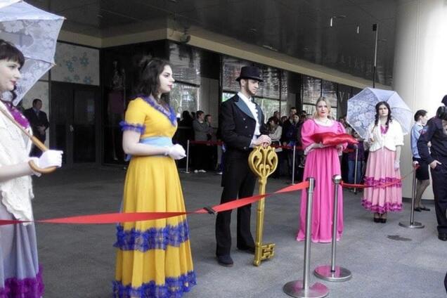 Открытие \'Донецк-Сити\' в оккупированном Донецке