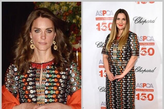 Кейт Миддлтон и Дрю Бэрримор