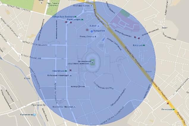 Карта Киева