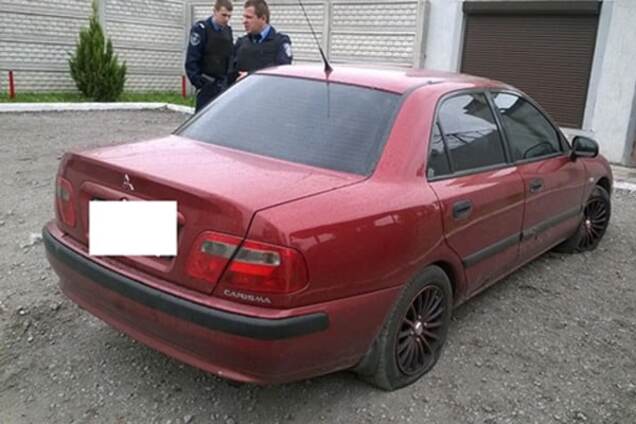 Авто подозреваемых в стрельбе в Днепродзержинске