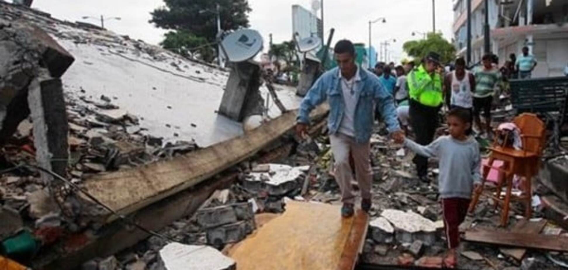 Жертвами потужного землетрусу в Еквадорі стали більше 500 людей. Опубліковані фото і відео