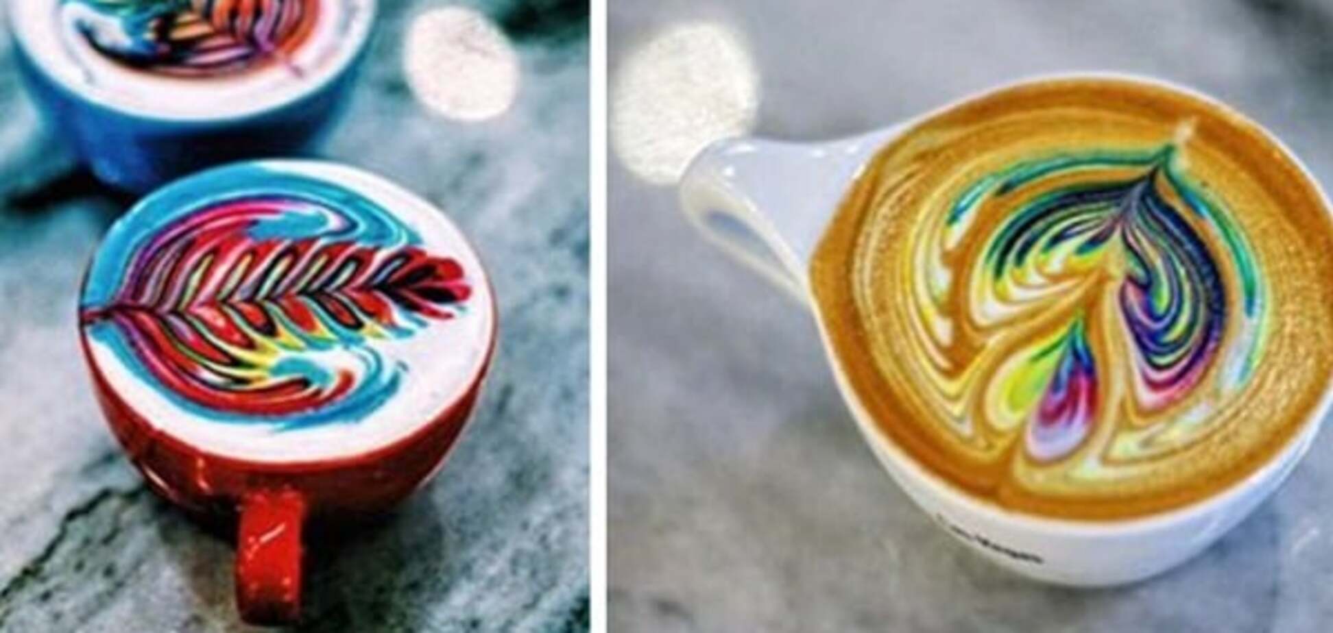 Рисунки на кофе