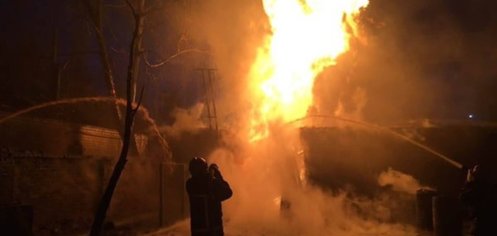 Пожар под Харьковом