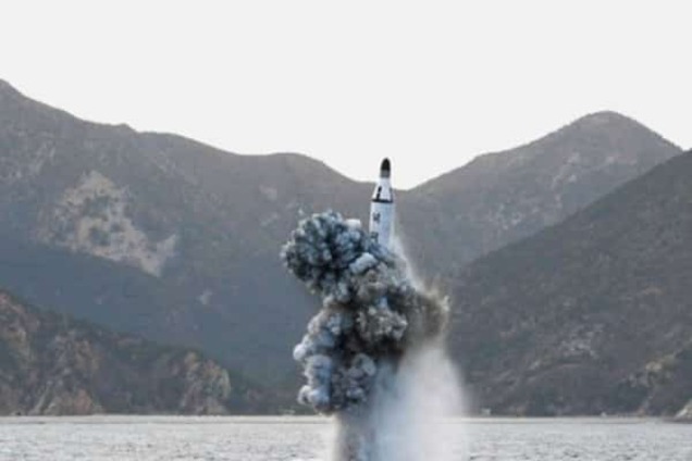 Запуск ракеты в Северной Кореи