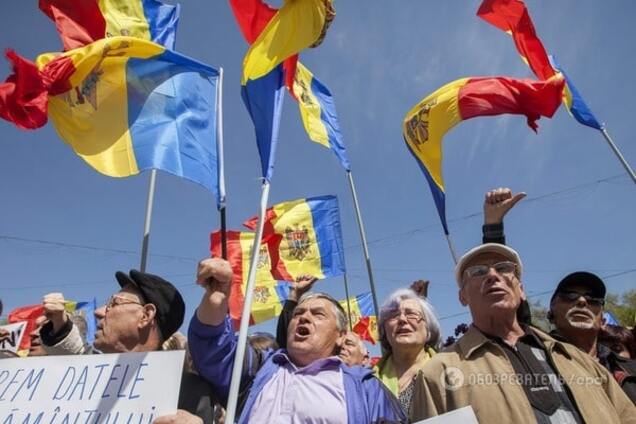 Протесты в Молдове