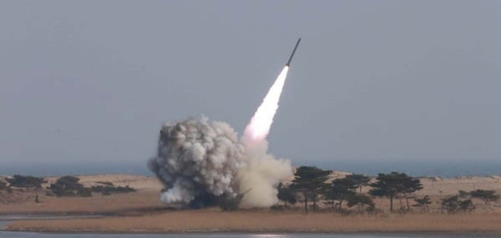 Пуск ракеты в КНДР