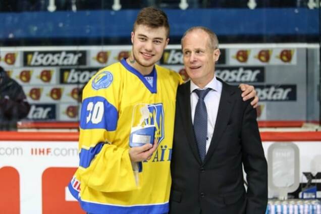 Українець став кращим воротарем чемпіонату світу з хокею