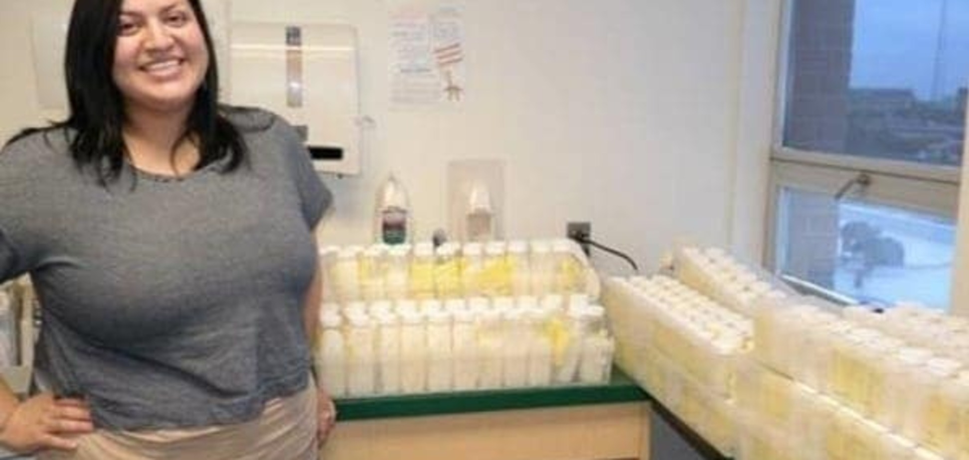 Мама сцедила 60 литров молока для недоношенных детей