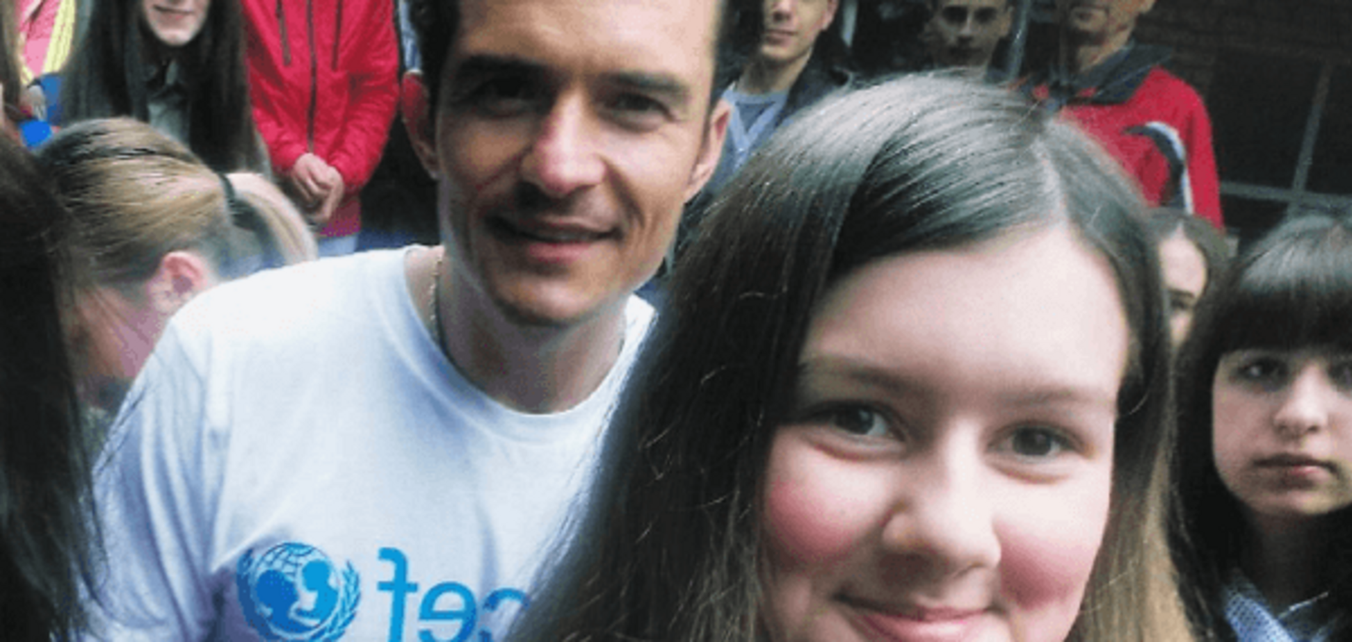 Орландо Блум в Славянске