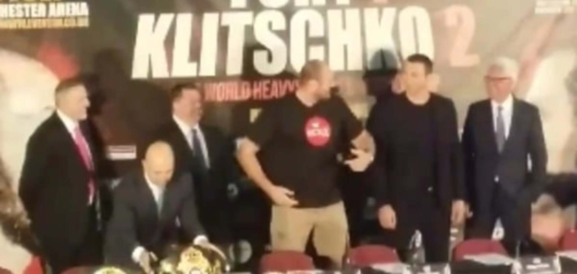 пресс-конференция Кличко Фьюри