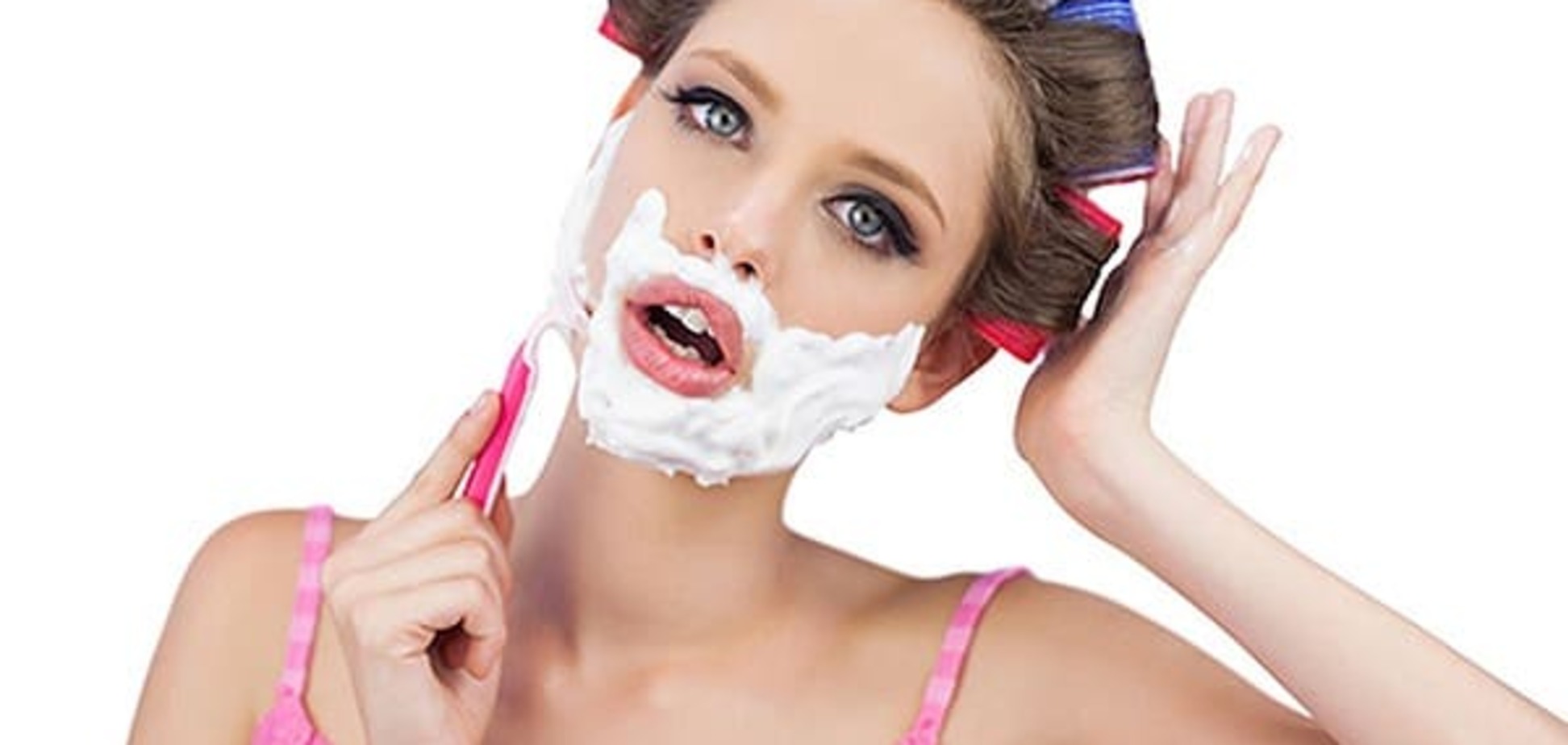 Женское бритье лица