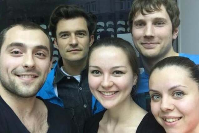 Орландо Блум в Украине