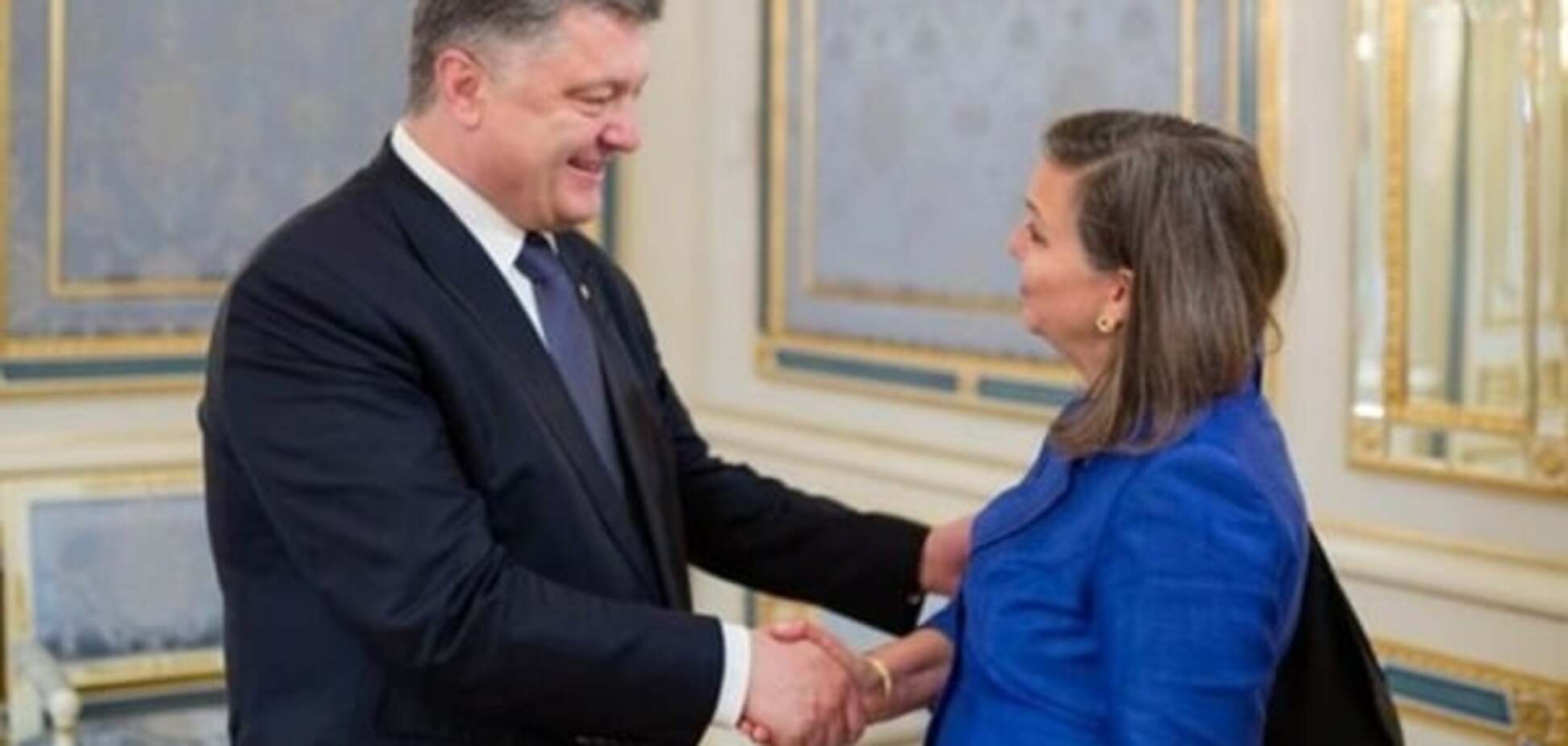 Петр Порошенко и Виктория Нуланд