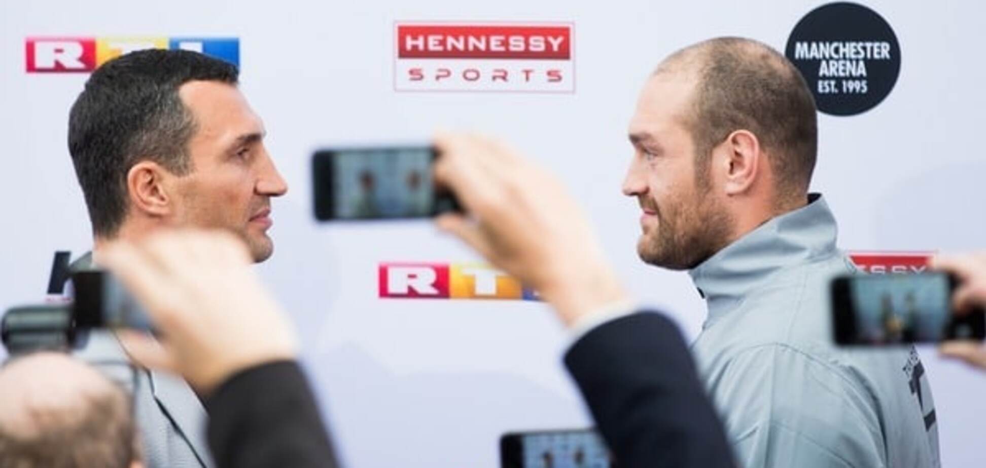 Кличко - Фьюри дуэль взглядов