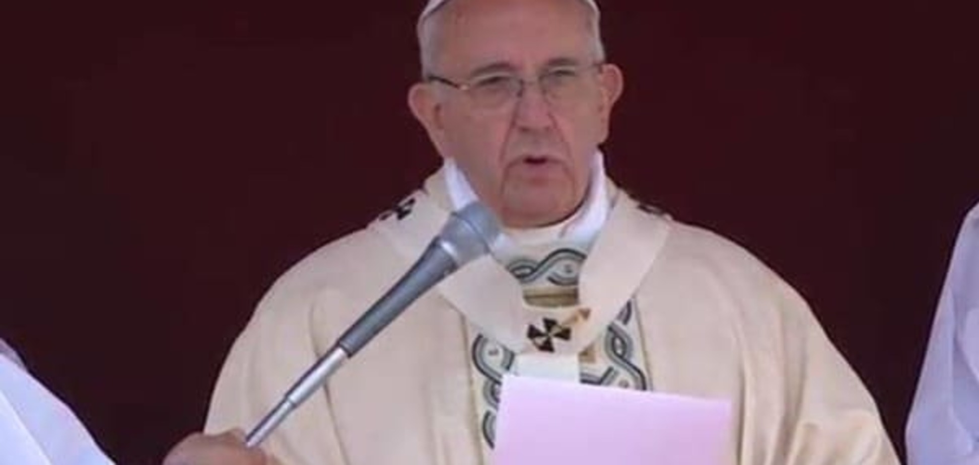 Папа Римський оголосив про збір пожертвувань для постраждалих на Донбасі українців
