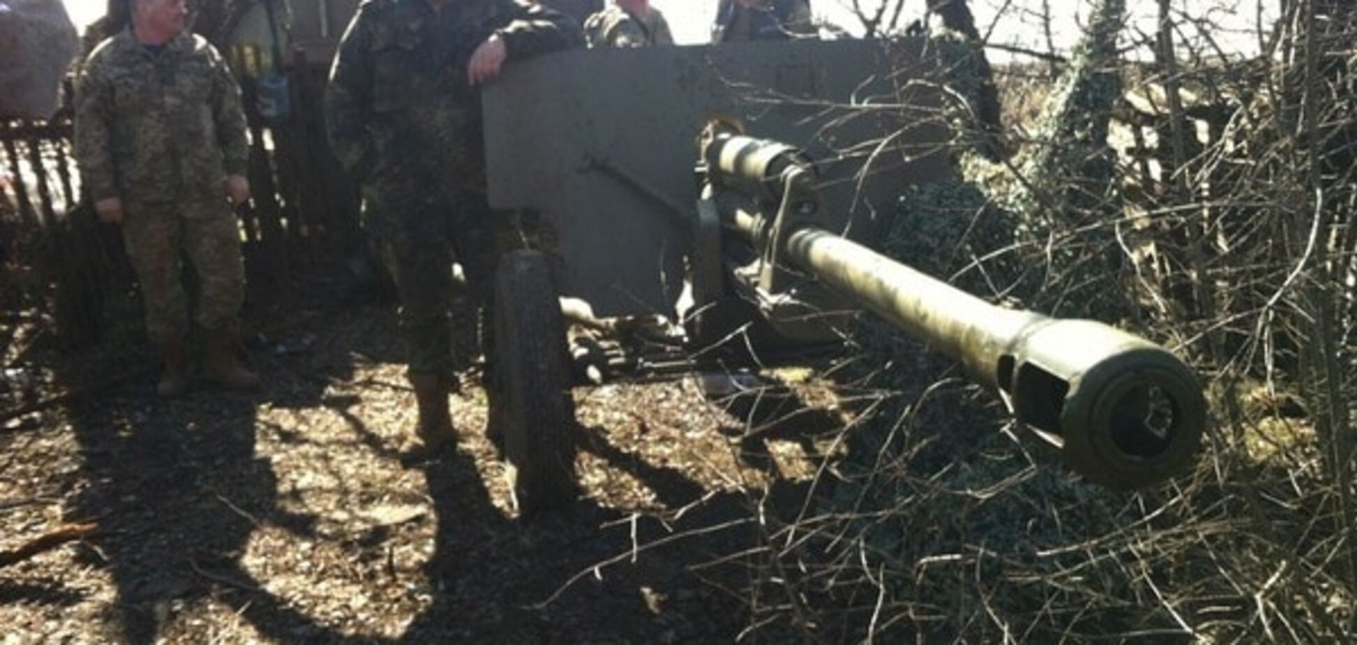 Журналіст показав 'стареньку' на озброєнні сил АТО на Донбасі