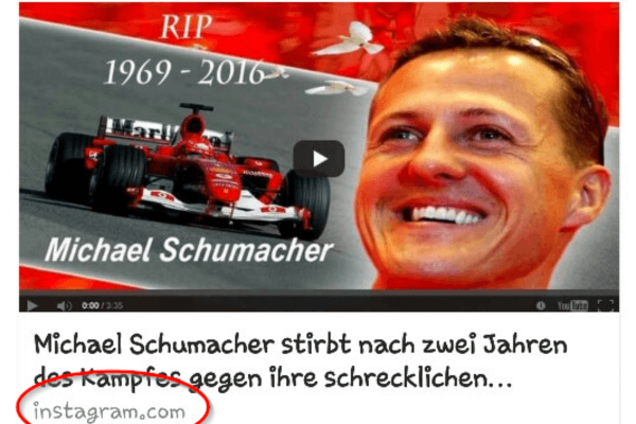 Михаэль Шумахер умер
