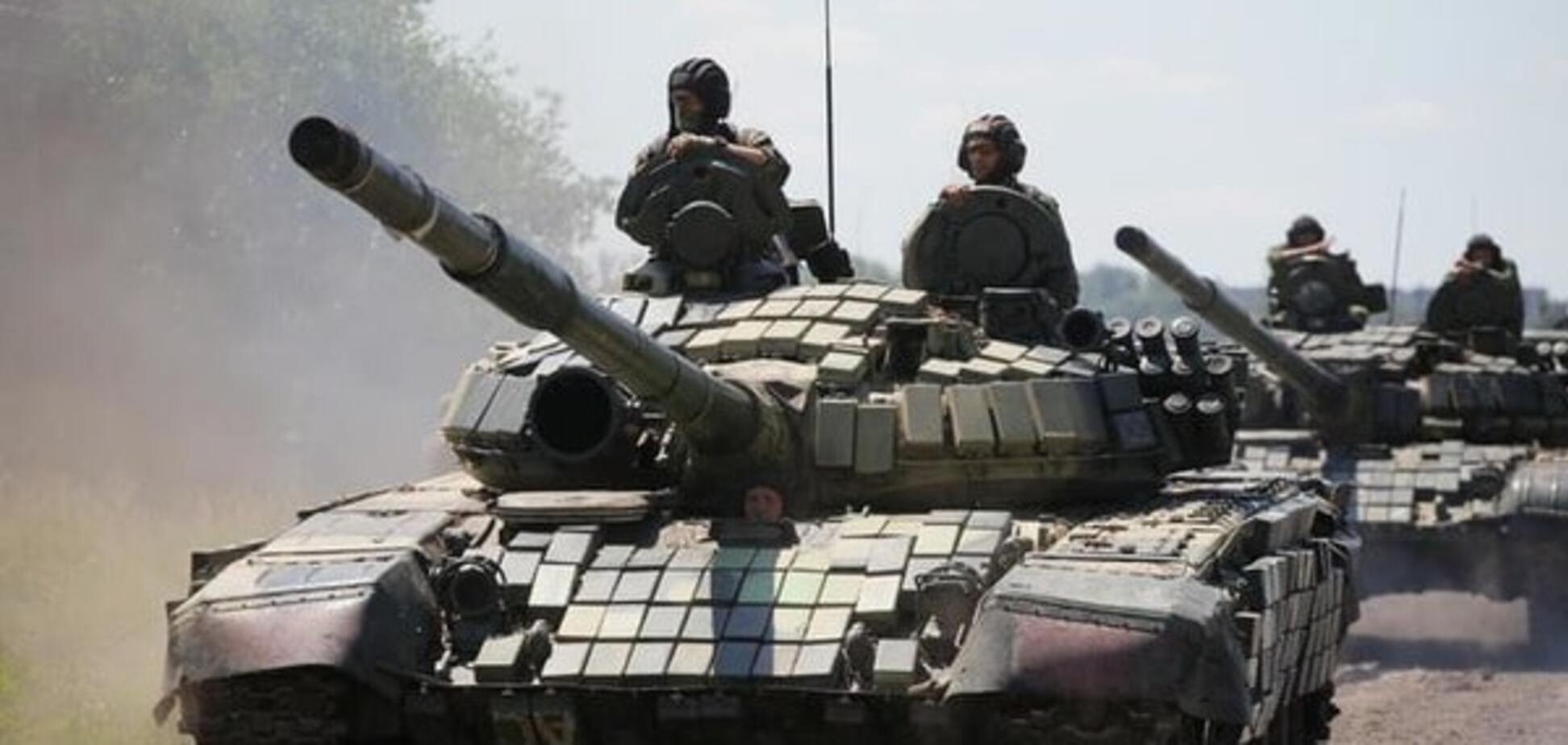 Десятки тисяч найманців і сотні танків: опублікована карта боїв на Донбасі