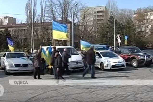 'Прокурорский' Майдан: в Одессе состоялся автопробег против Стоянова. Опубликовано видео