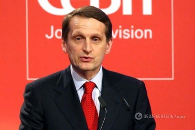 В тій чи іншій мірі: Наришкін зізнався, що Росія веде три війни