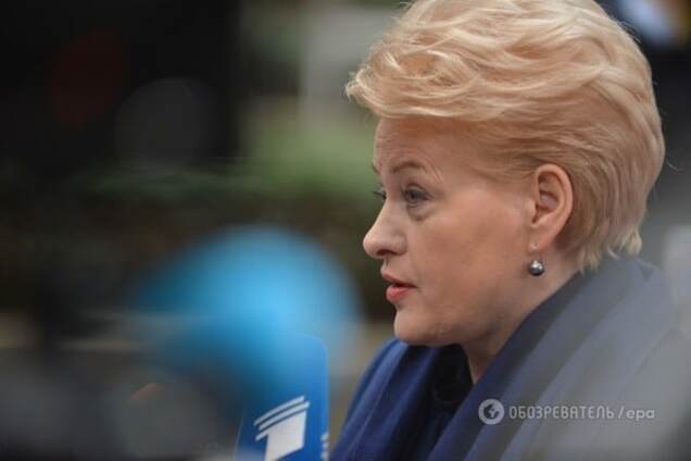 Грібаускайте про референдум у Нідерландах: українці, не час втрачати надію