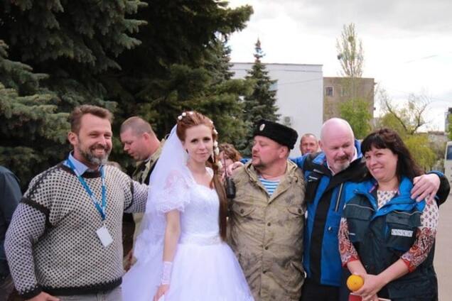 Наблюдатели ОБСЕ погуляли на 'казачьей' свадьбе террориста из 'ЛНР': скандальные фото