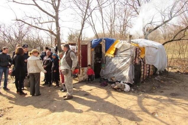 У Києві біля Лисої гори з'явився циганський табір