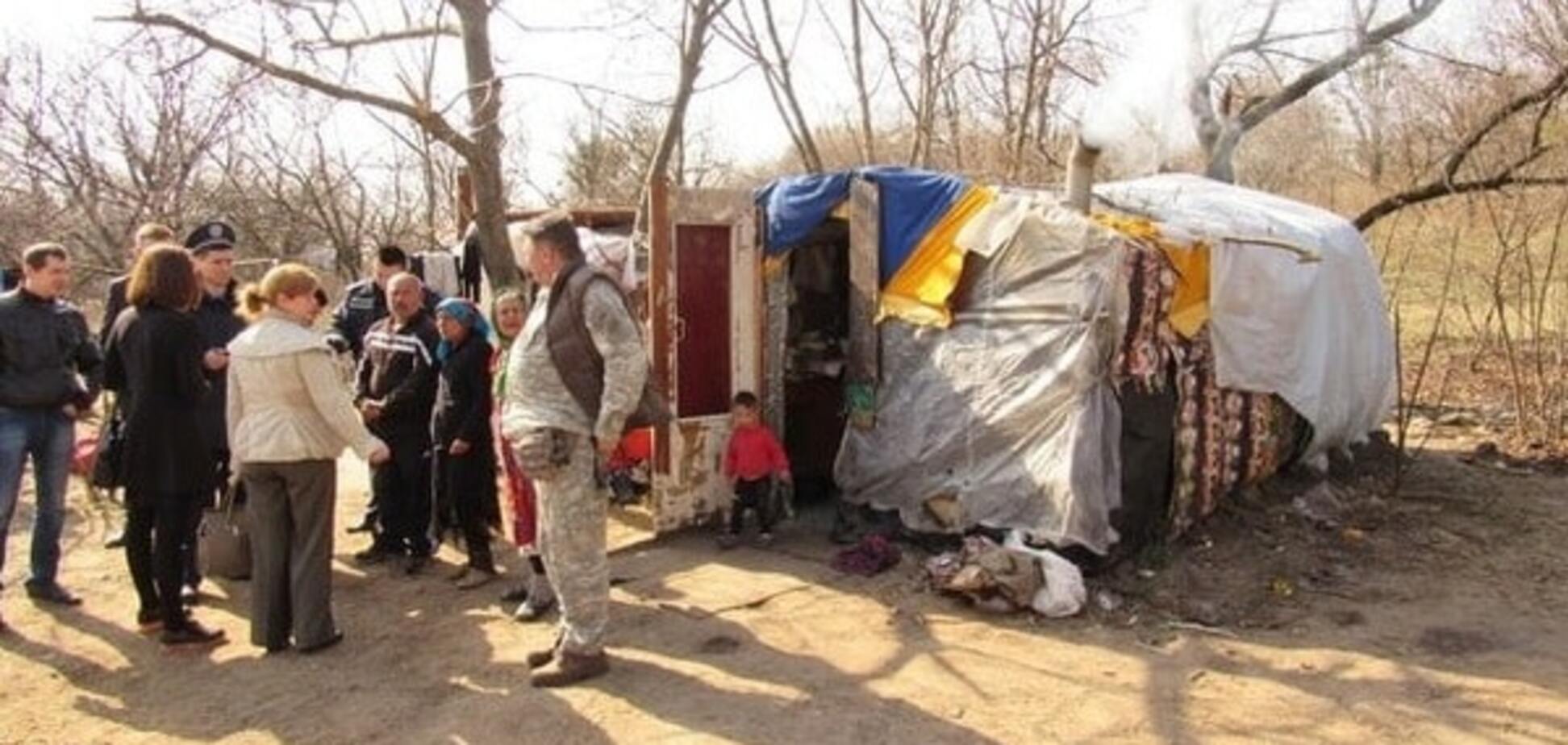 У Києві біля Лисої гори з'явився циганський табір