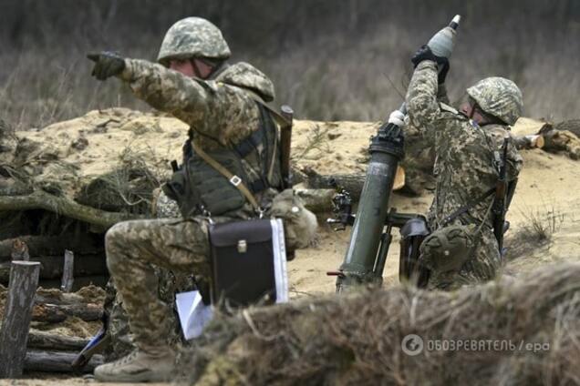 украинский минометный рассчет